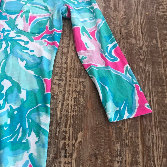 Lilly Pulitzer Floral Neon Button Up Dress - Picture 3 of 7